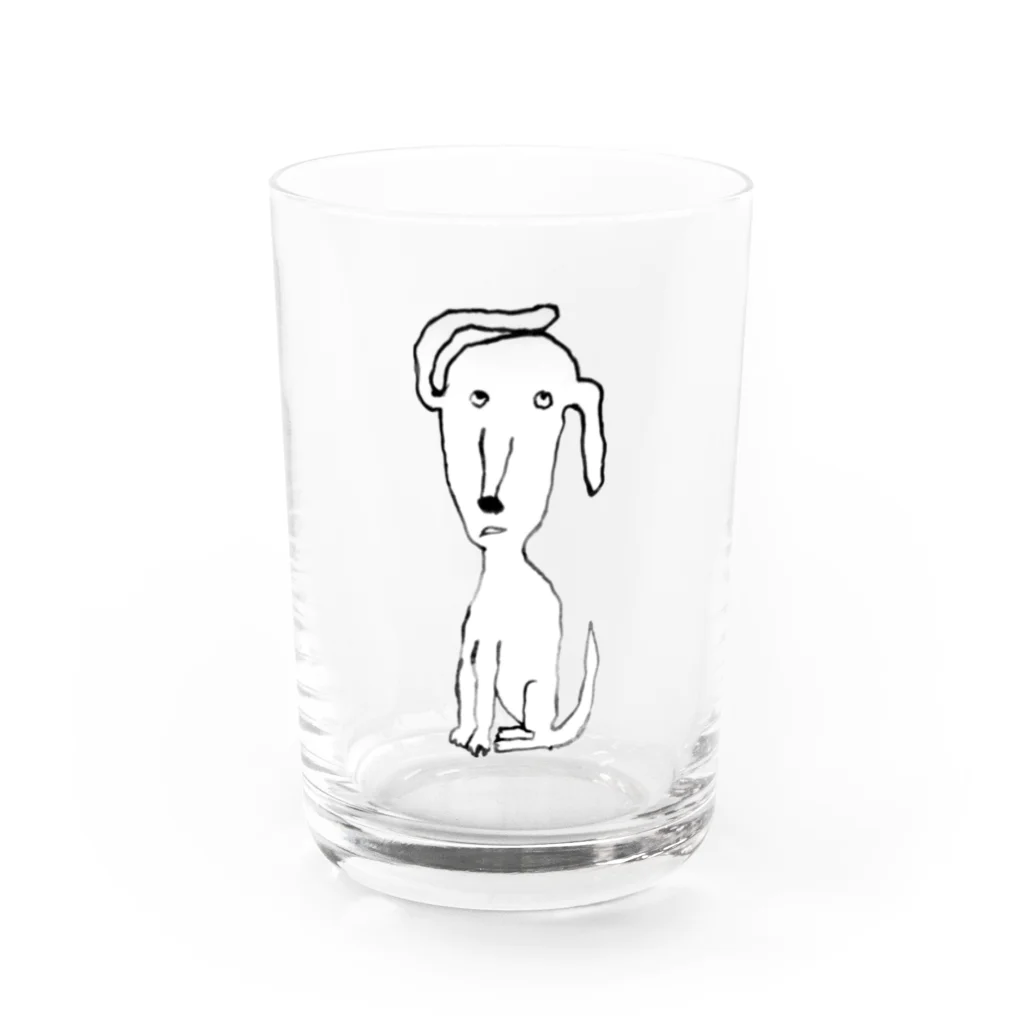 室井雑貨屋の耳めくれてる Water Glass :front