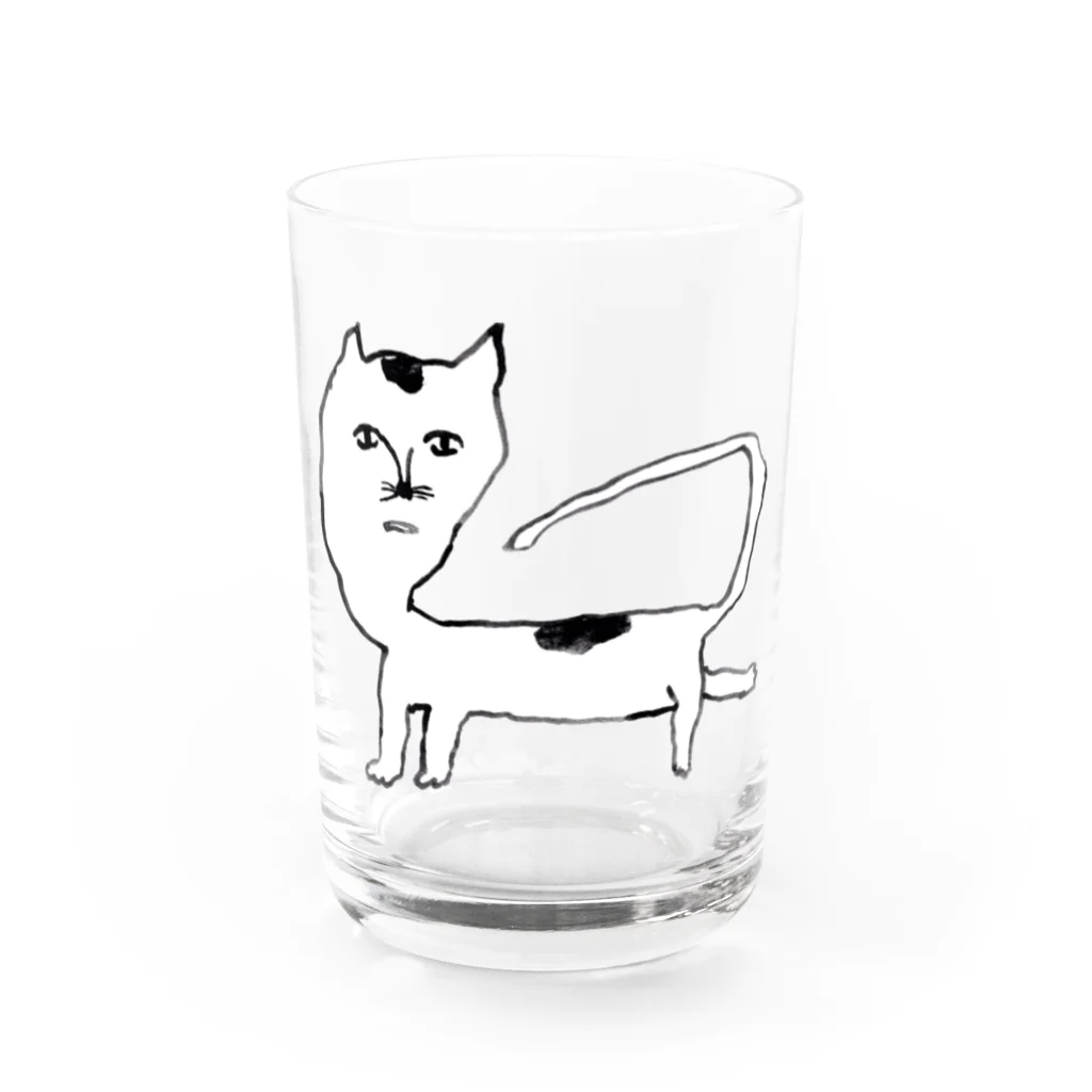 室井雑貨屋の猫 Water Glass :front