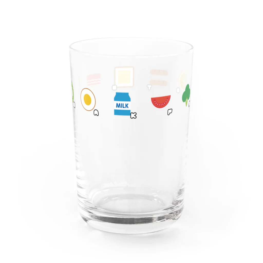 のほほん舎のあさごはんグラス（いっしゅう） Water Glass :front