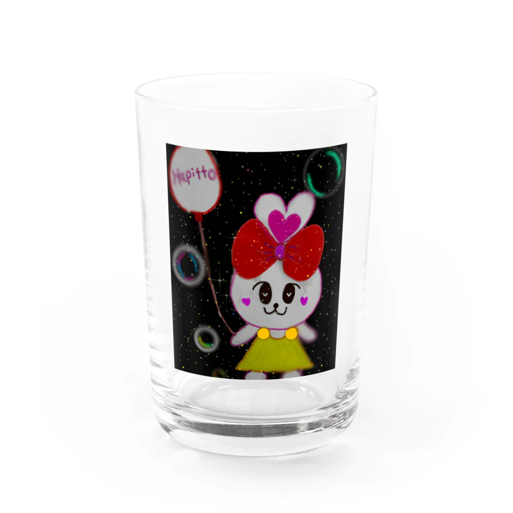 aikuのはぴっとちゃん Water Glass :front