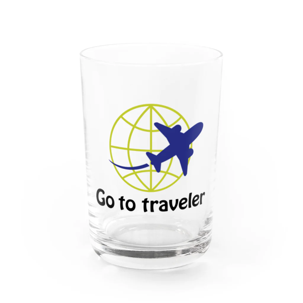 little lion house公式ショップ（大人のためのねこ）のGo to traveler いつでも旅行気分 Water Glass :front