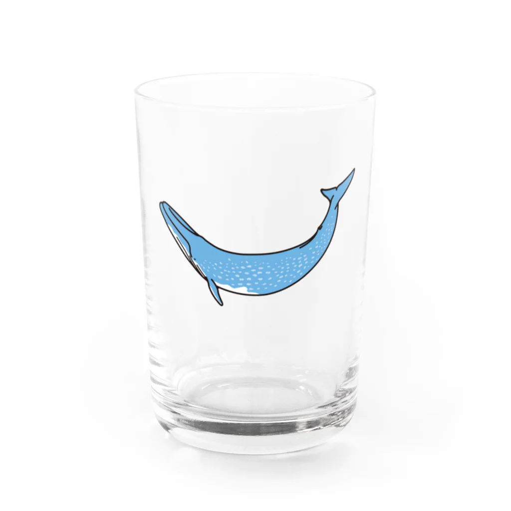 クジラの雑貨屋さん。のシロナガスクジラ・カップ Water Glass :front