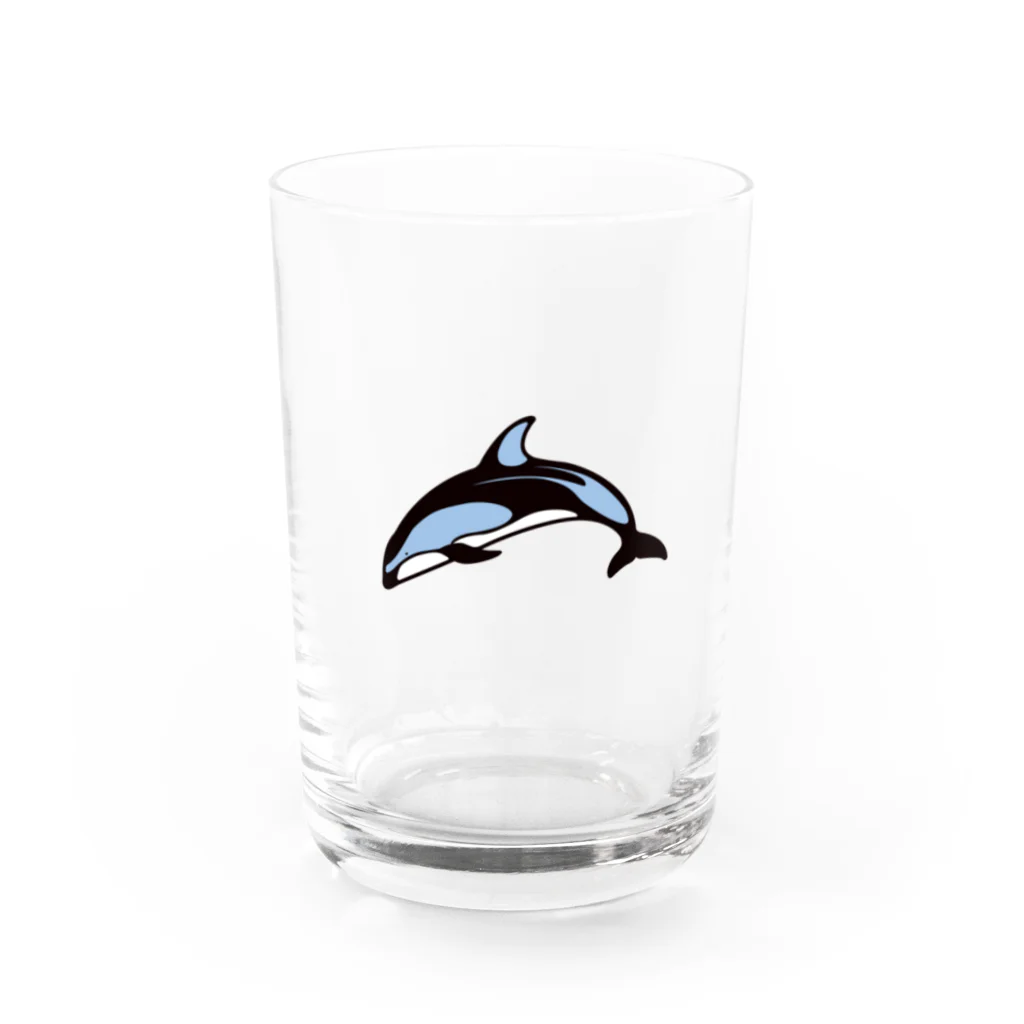 クジラの雑貨屋さん。のカマイルカ・グラス Water Glass :front