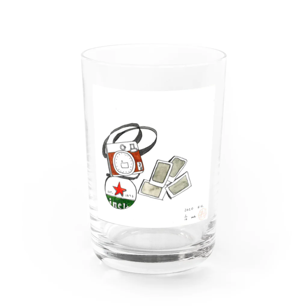 tokyomokaのポラロイドカメラ Water Glass :front