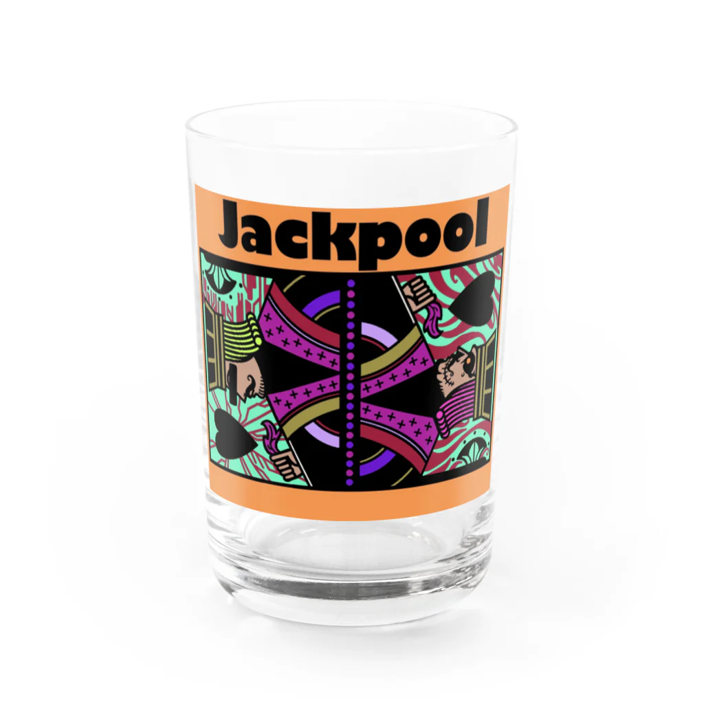 Jackpool のJackpoolトランプ柄 グラス前面