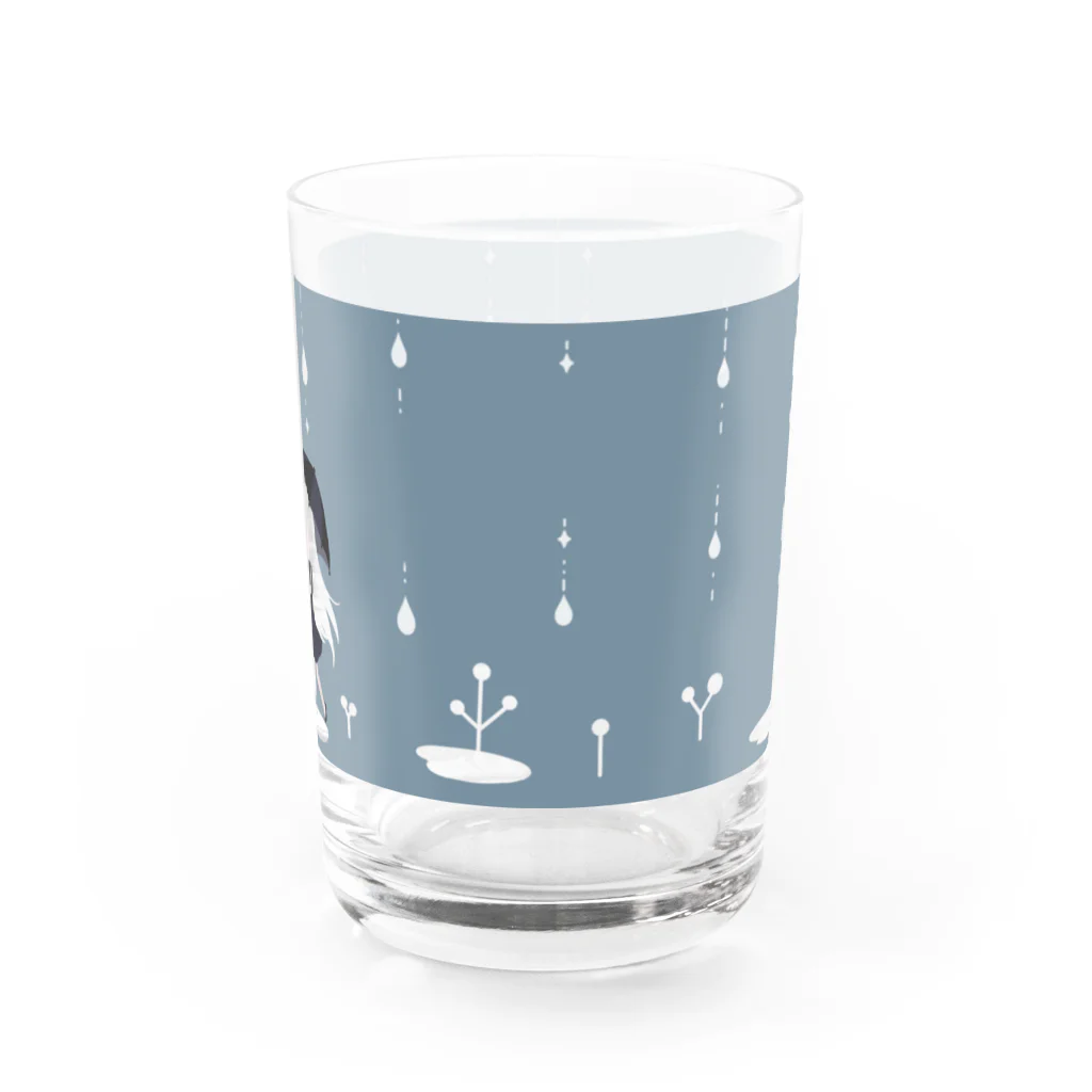 つちのこのあめの日 Water Glass :front