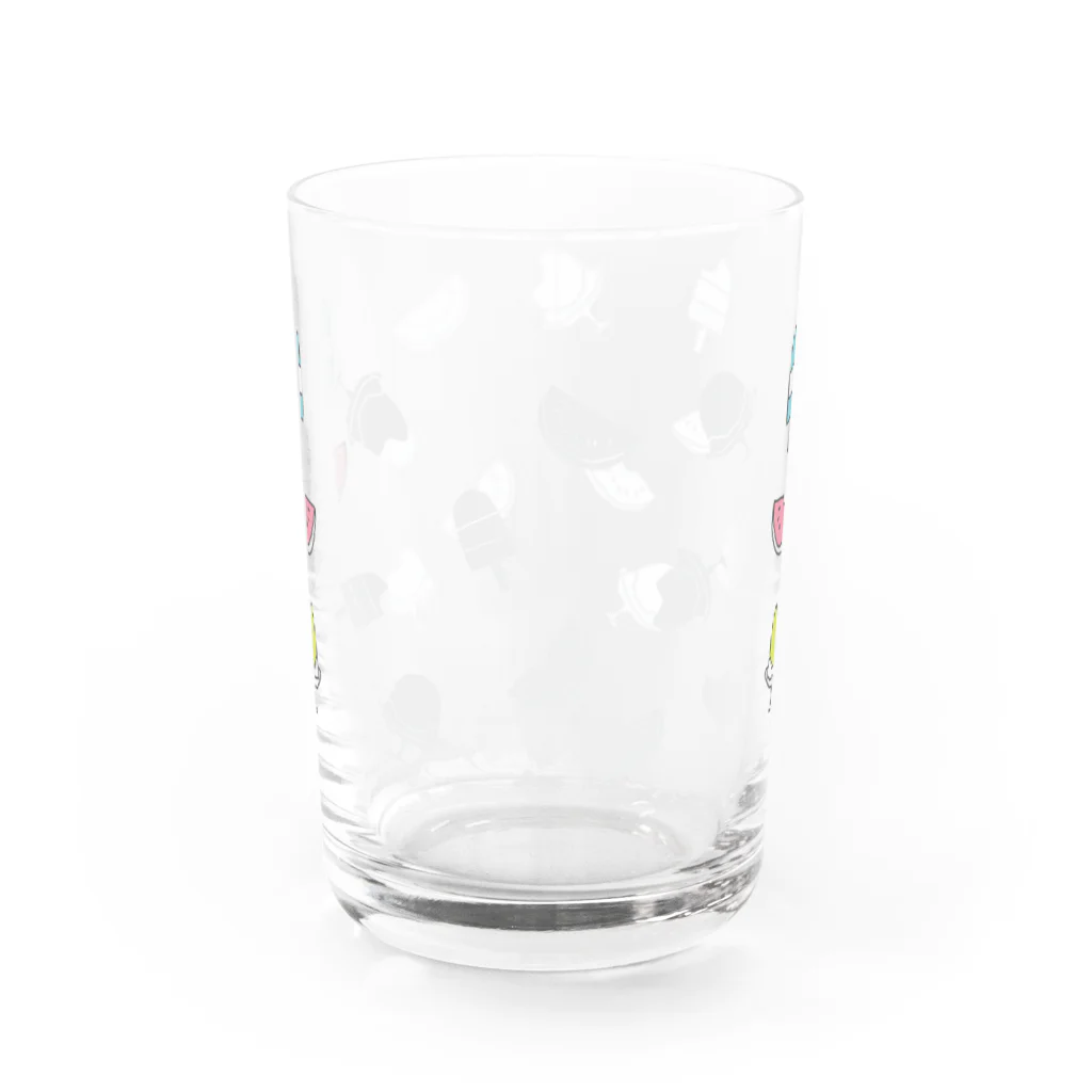 milshopのなつのおかし-のみもの- Water Glass :front