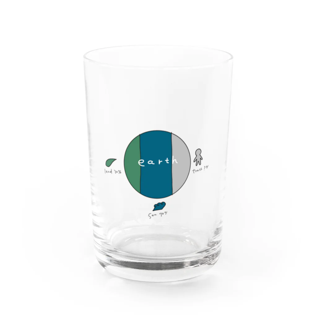 10o'clockのhuman trash Water Glass :front