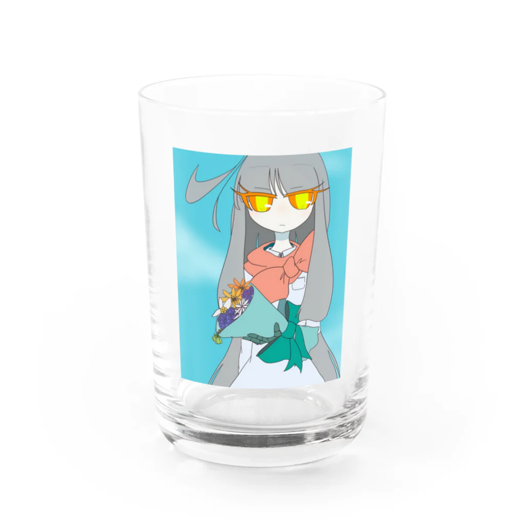 夏杞のタールちゃん Water Glass :front