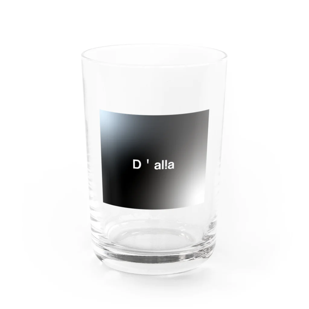 Daliaのmetallic Water Glass :front