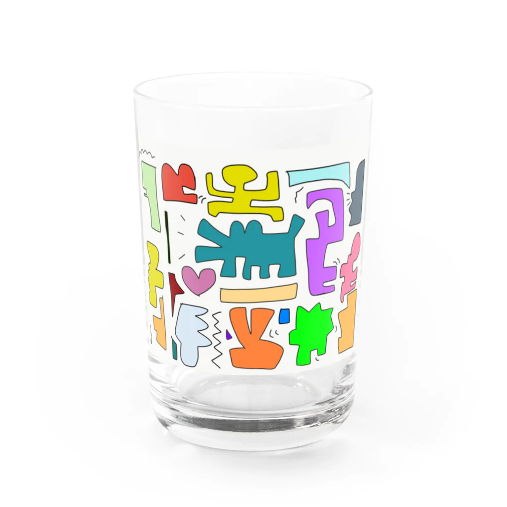 いずみりさのワニと愉快な仲間たち Water Glass :front