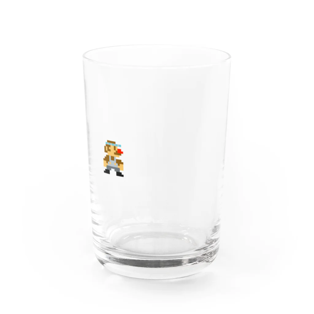 おすしの部屋のすしおじさん Water Glass :front