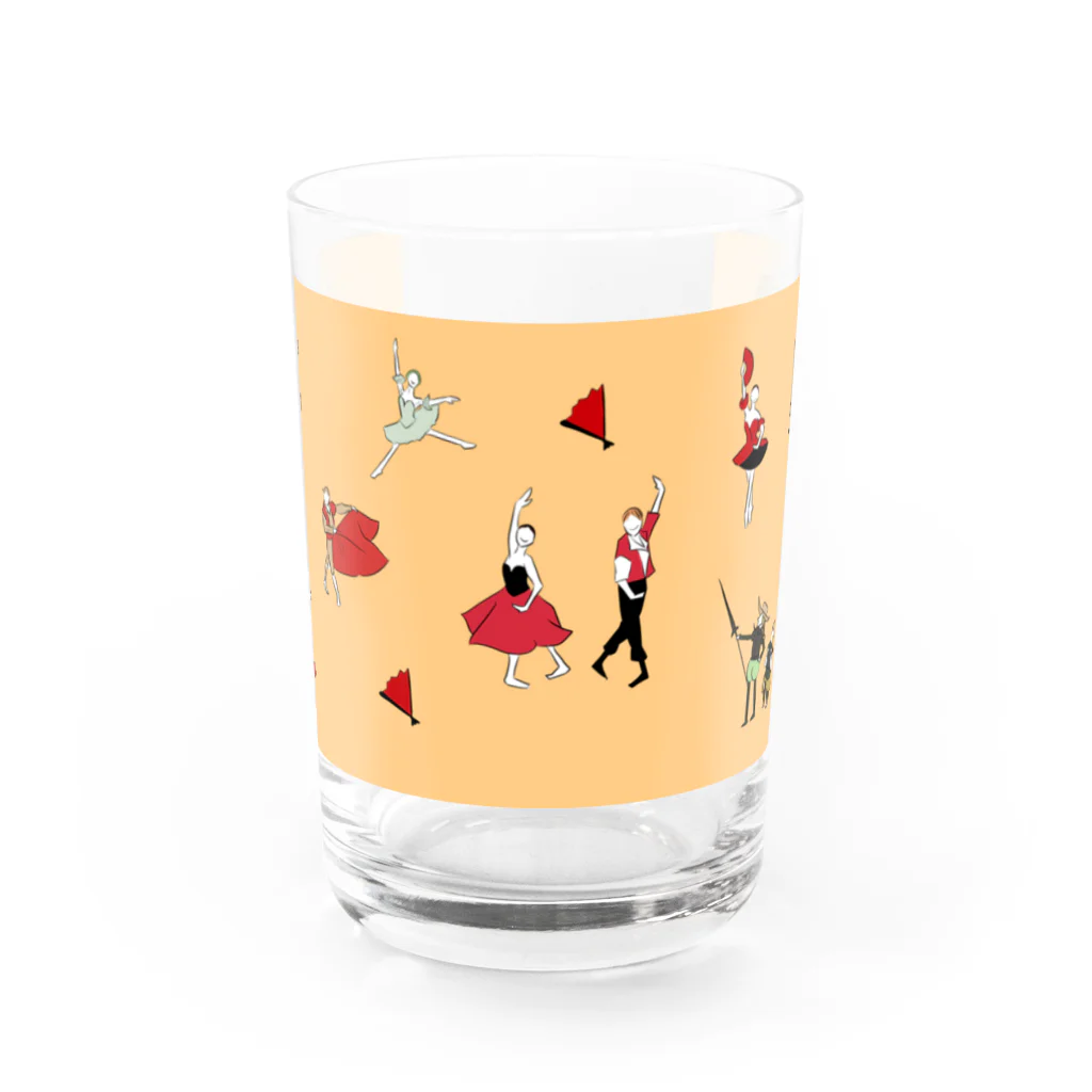 satomimitsukiのドン・キホーテ オレンジ Water Glass :front