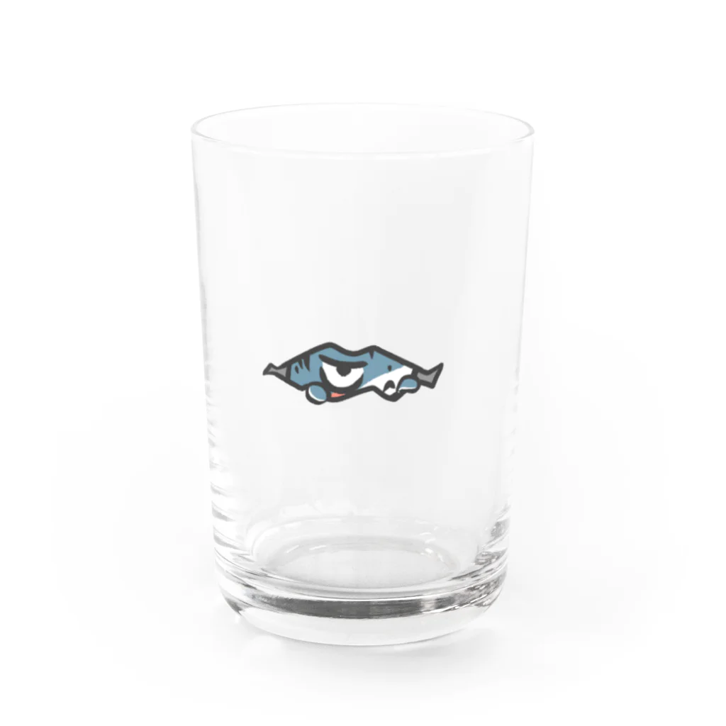 tossysenpaiの岩の隙間からコザメちゃん Water Glass :front