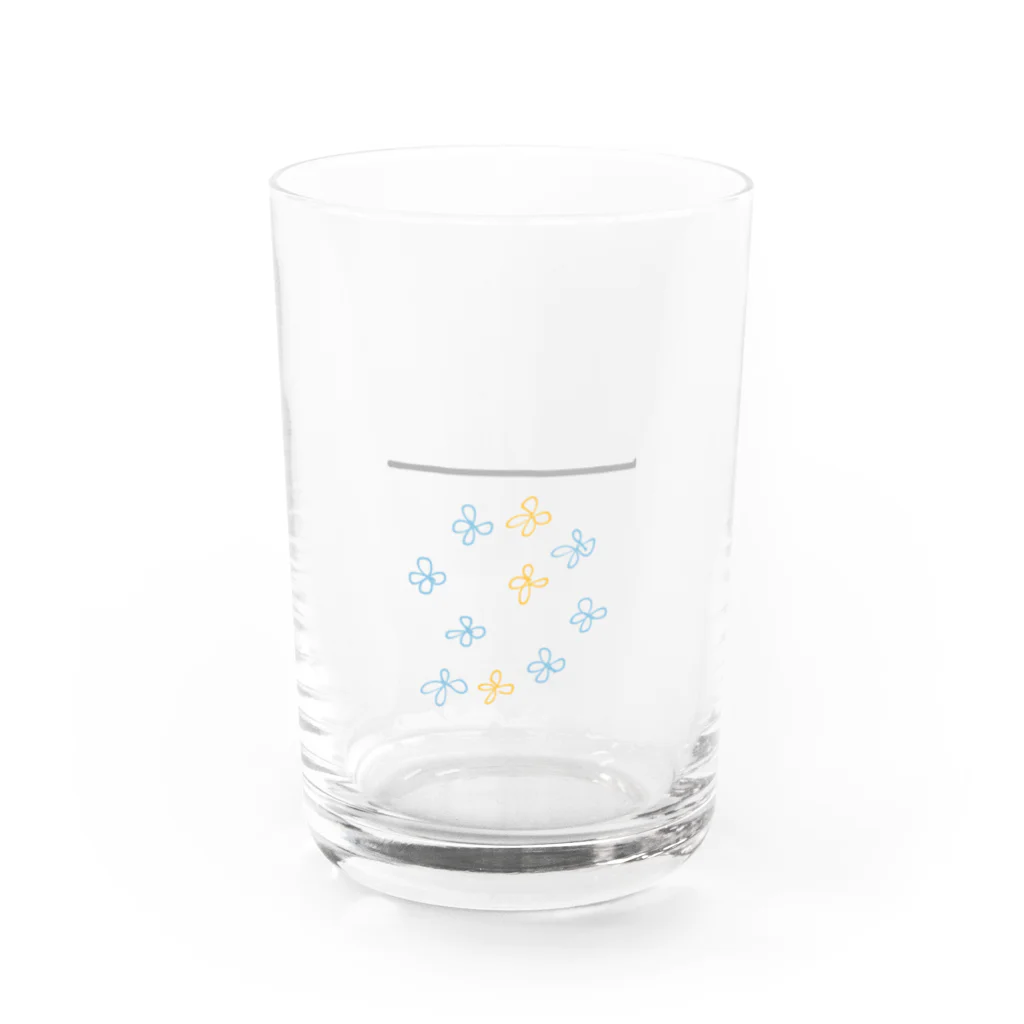 chaakuntoishoのお花のそこ Water Glass :front