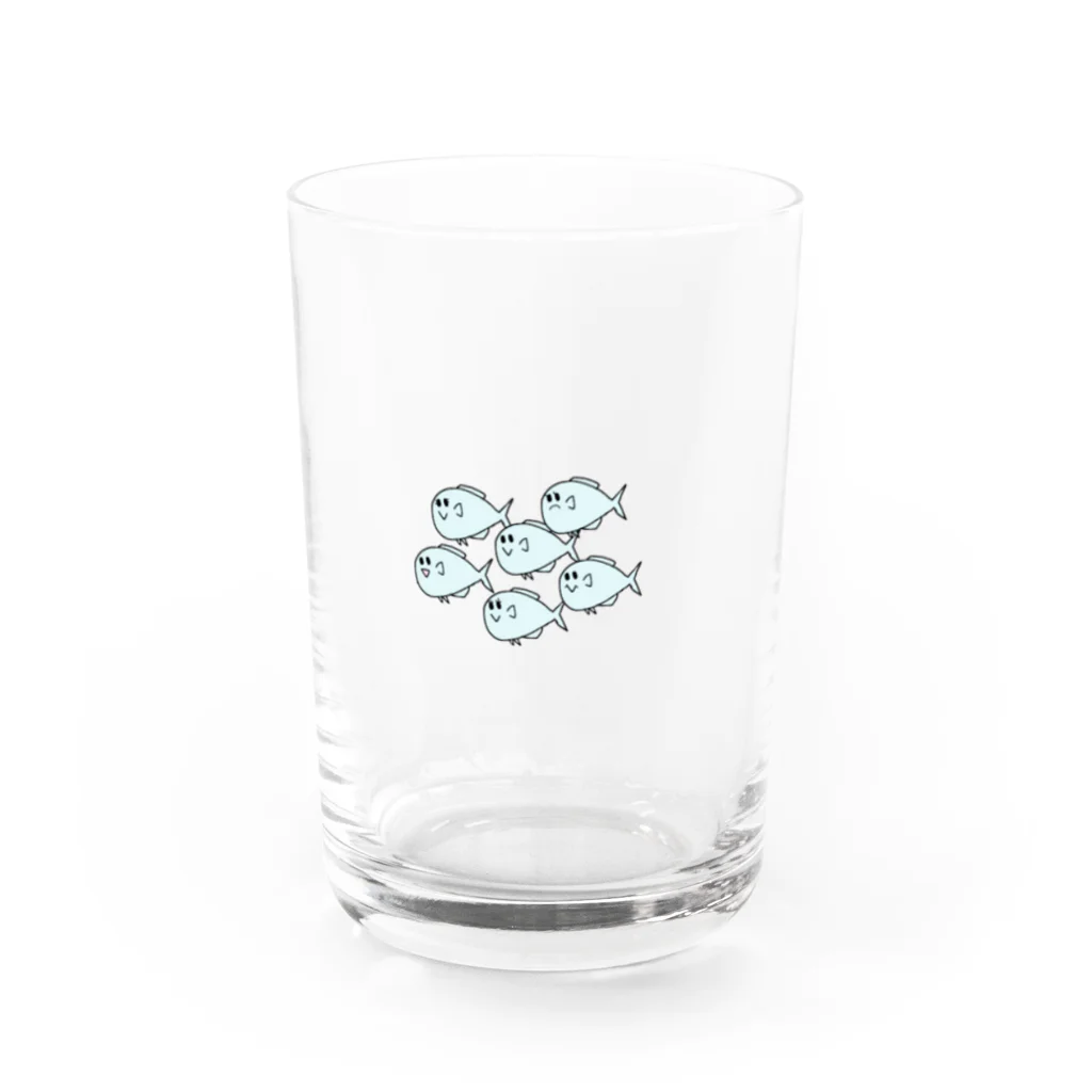 ♡ はるちゃん ♡のデバスズメ隊 Water Glass :front