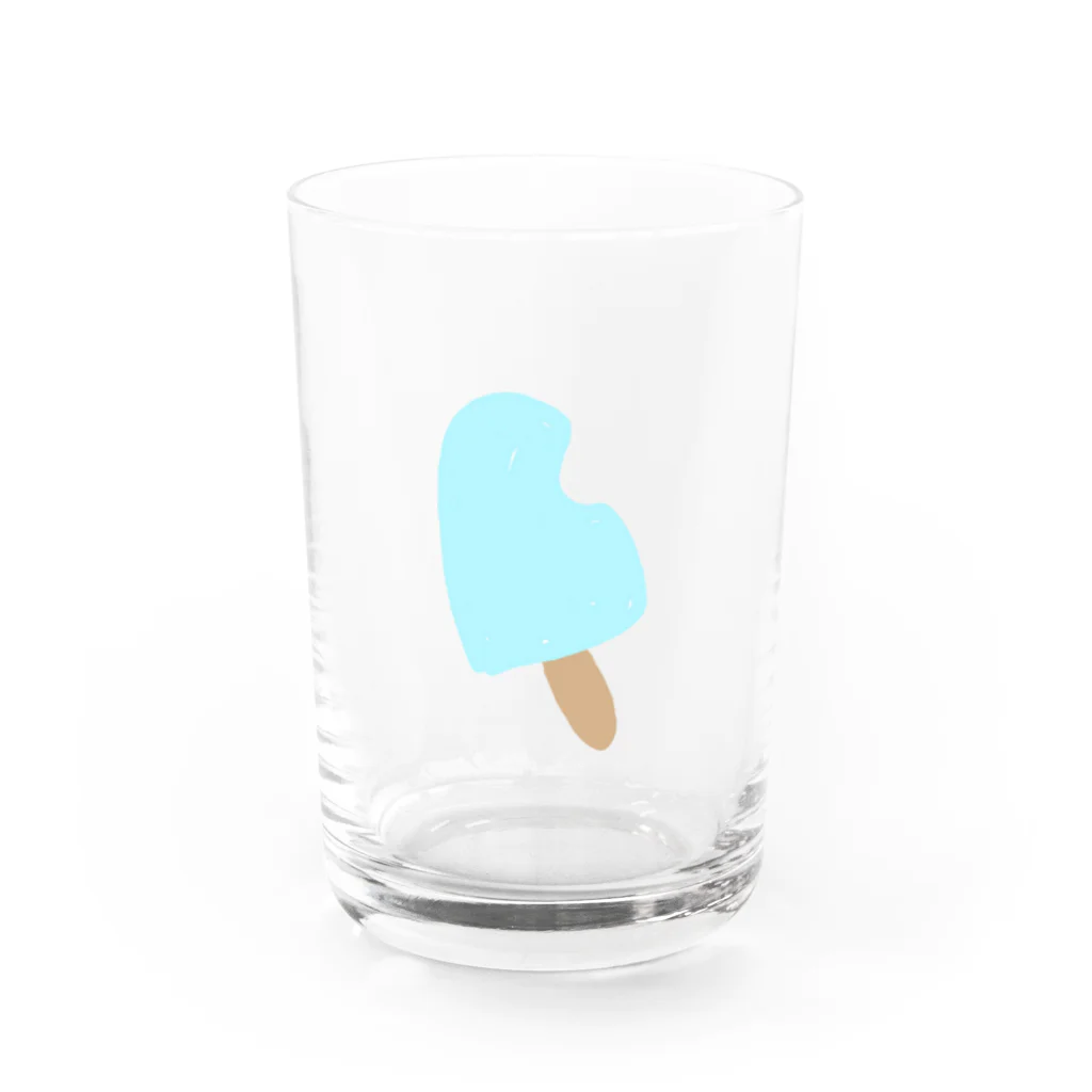 おすずさんのアイスキャンディー Water Glass :front