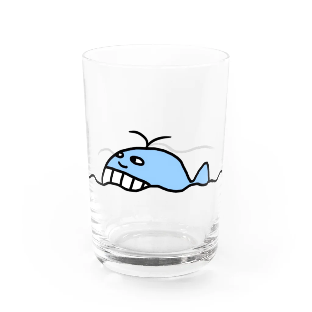 鯨木の波乗りジャック Water Glass :front