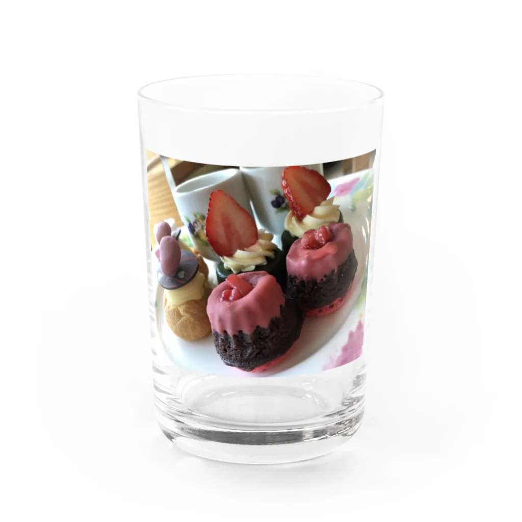 FumiProgrammerのsweets Water Glass :front