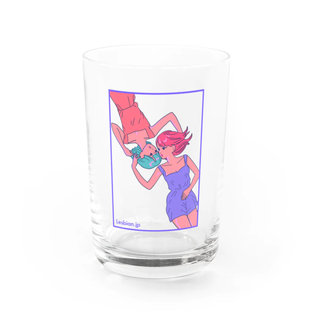 レズっ娘クラブのsunset Water Glass :front