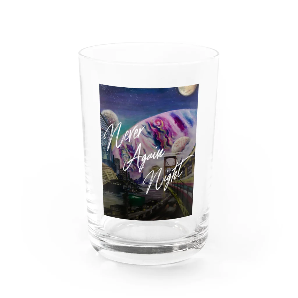 JupiterのNever Again Night Water Glass :front