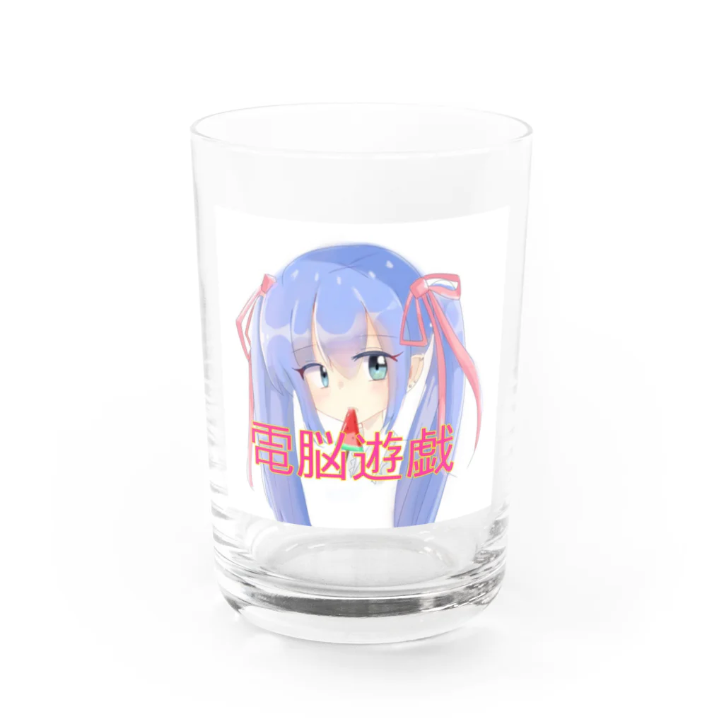 みみんみーんの笹垣ちゃん Water Glass :front