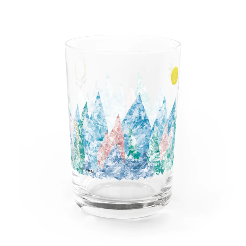 伊敷トゥートの氷森の番人 Water Glass :front