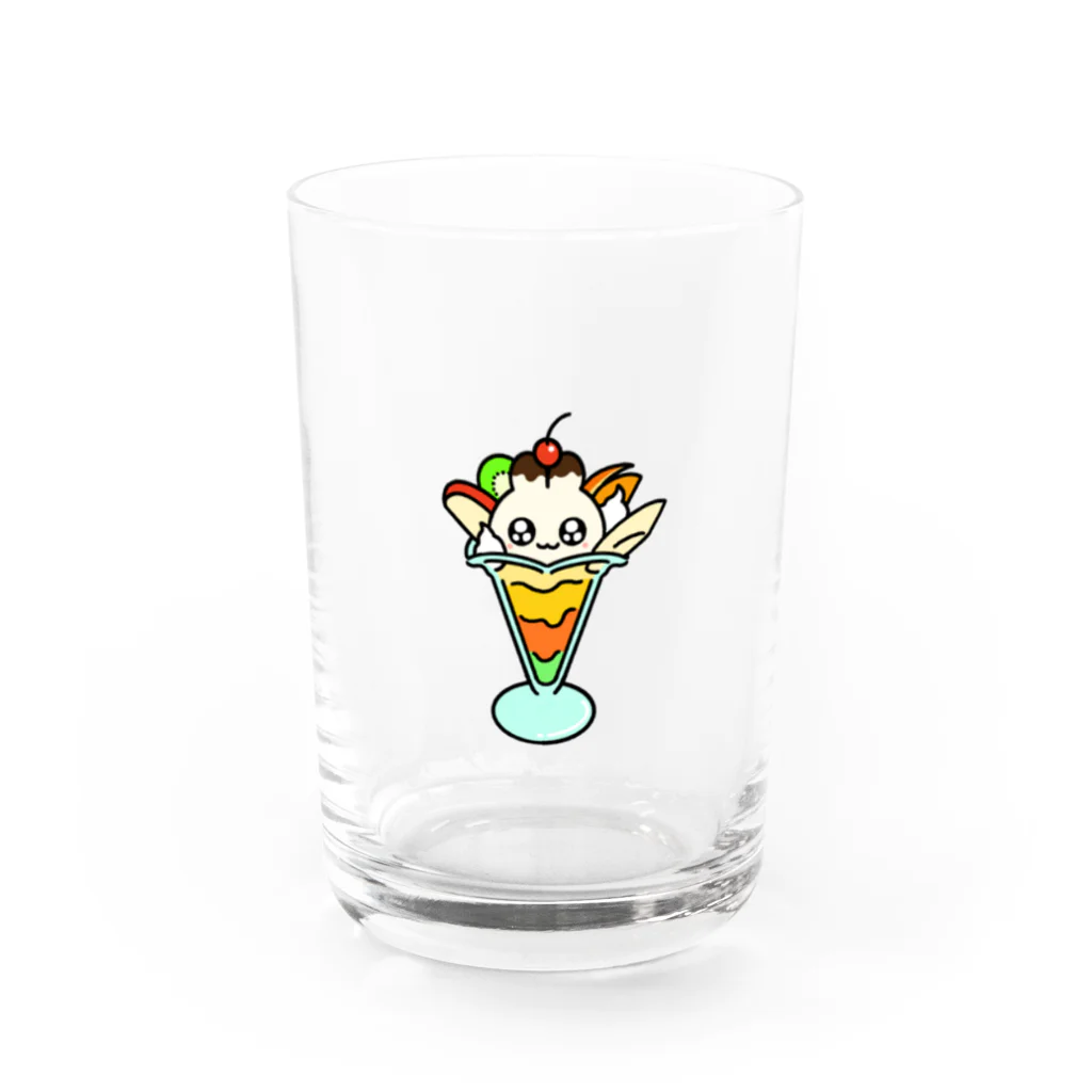 み〜にょのフルーツパフェちゃん Water Glass :front