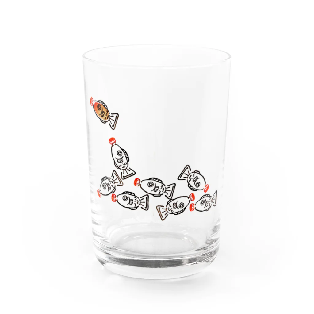 素朴堂のお弁当のサカナ Water Glass :front