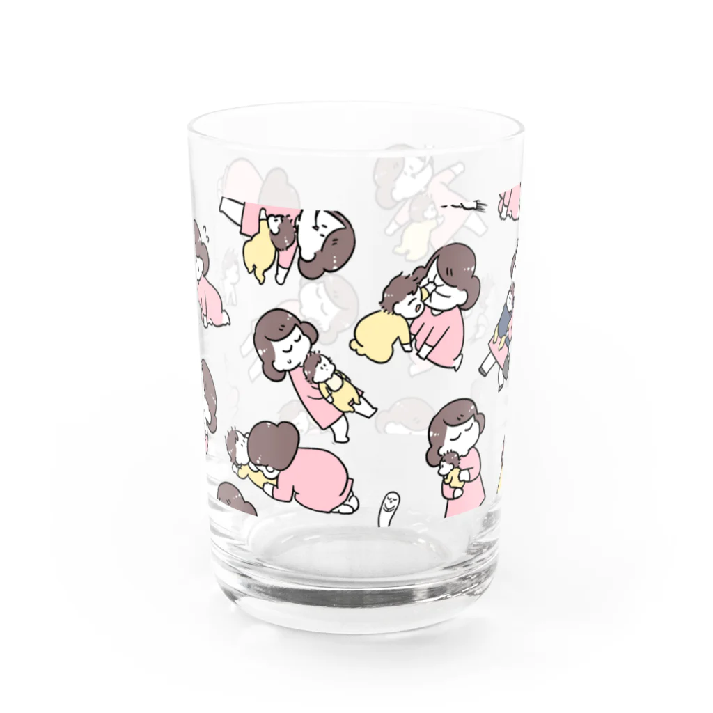 倉田けいのすこやかな母子 Water Glass :front