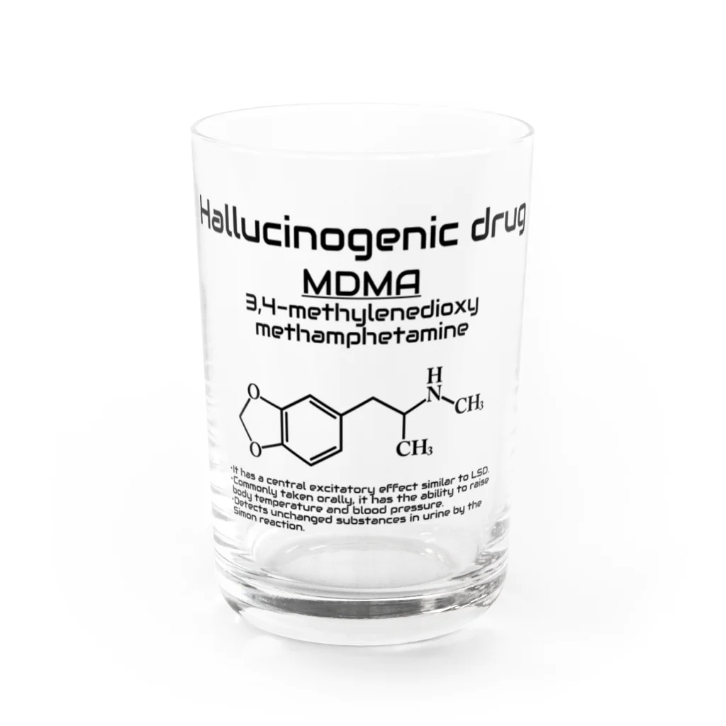 U Libraryの3,4‐メチレンジオキシメタンフェタミンMDMA(衛生学) Water Glass :front