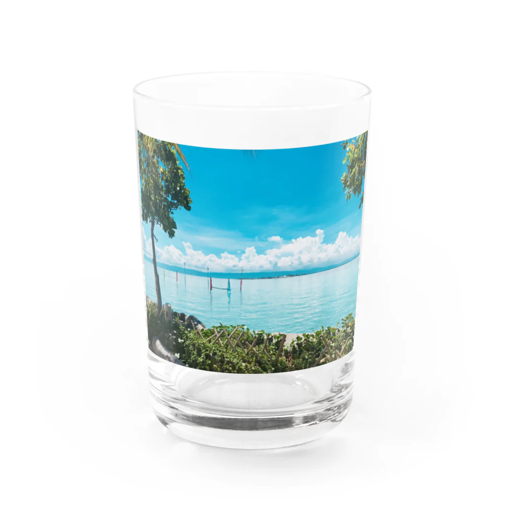 フカツ マリエの南の島 Water Glass :front