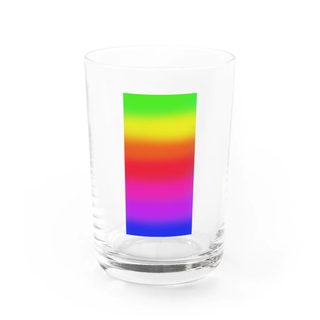 ZUCCOのレインボー🌈 Water Glass :front