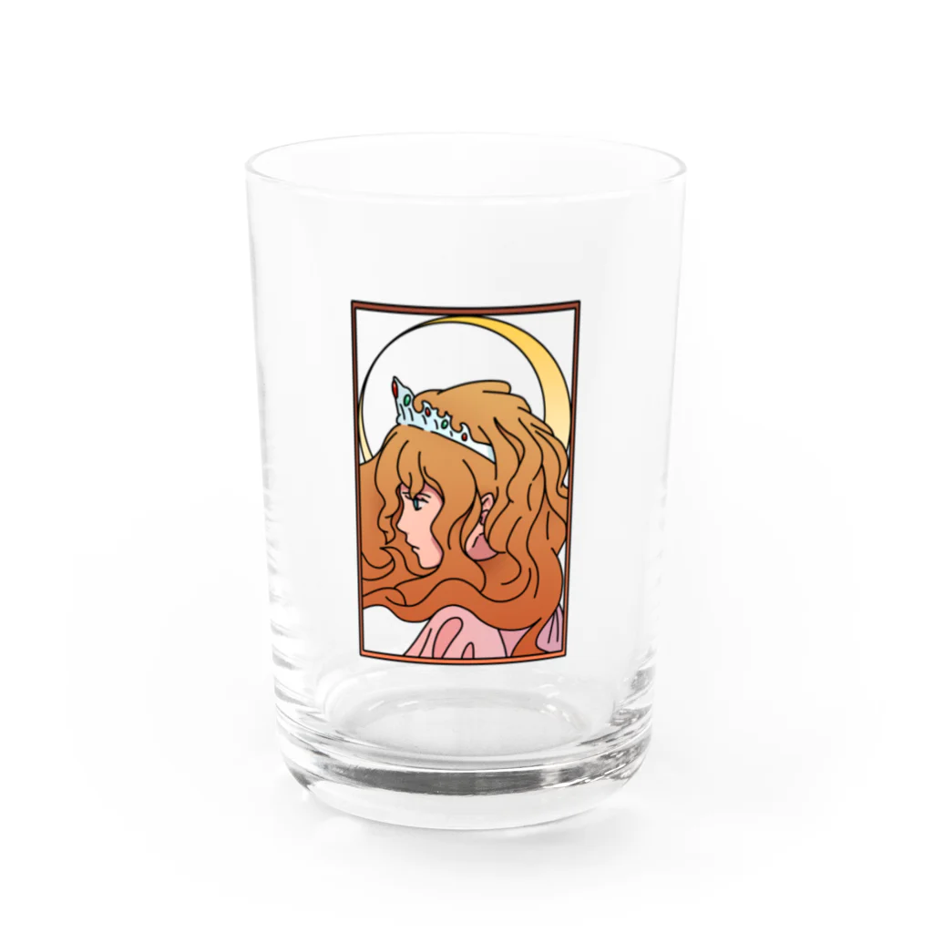 モデラーDYRの狼を恐れるマーニ Water Glass :front