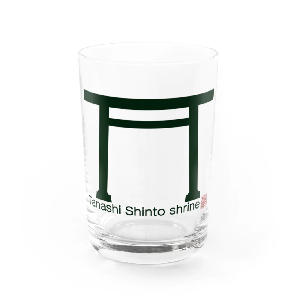 松や SUZURI店の田無神社（東京） Water Glass :front