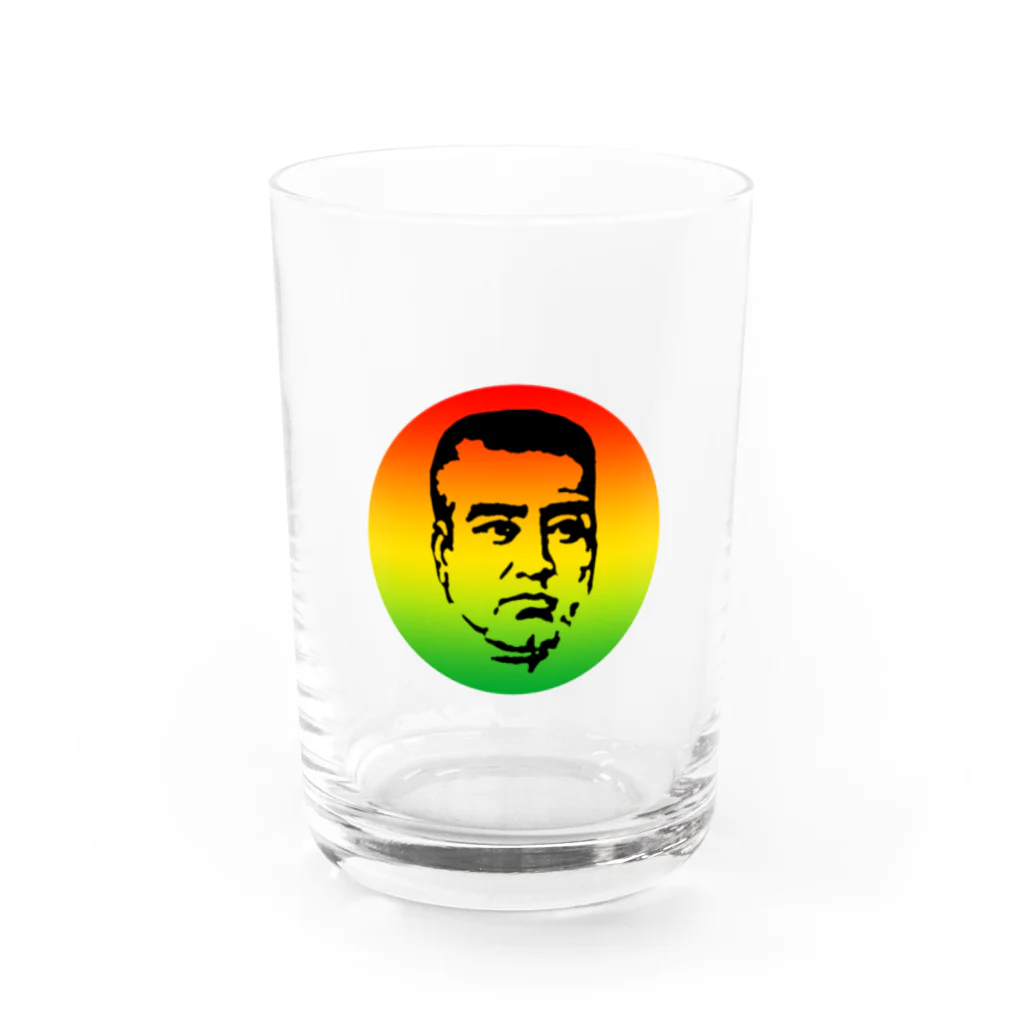 贔屓屋のsaigodon_Rasta Water Glass :front