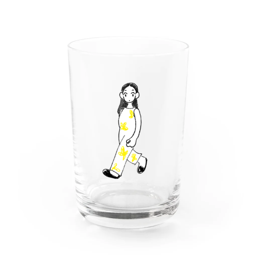 oyumiの徒歩で行きます Water Glass :front