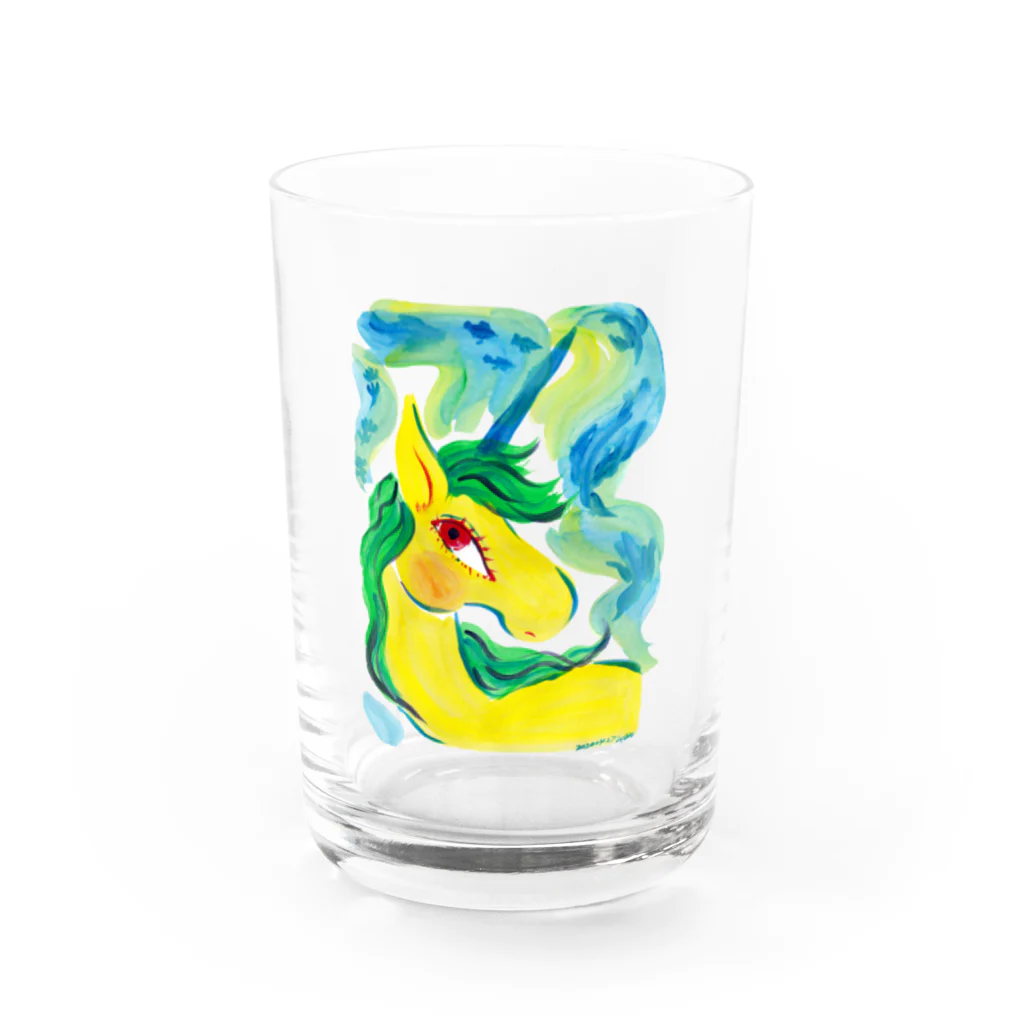 unicorn2018のu187 Water Glass :front