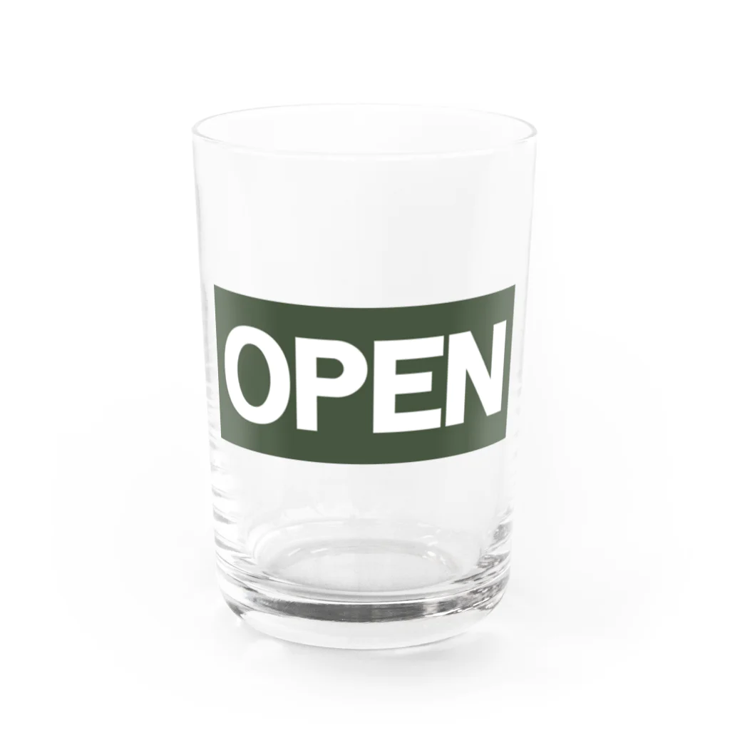 B/BのOPEN Water Glass :front