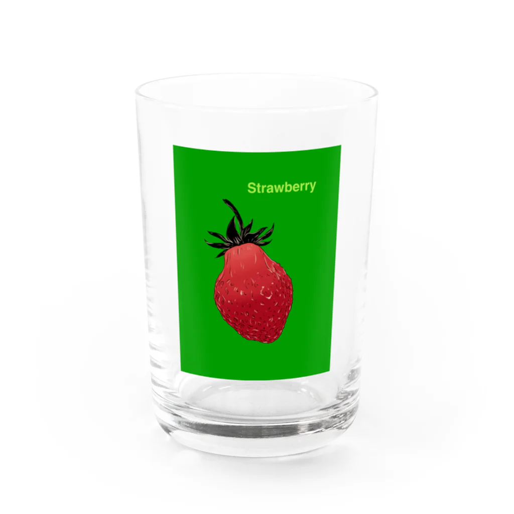 GENRYUのstrawberry Water Glass :front