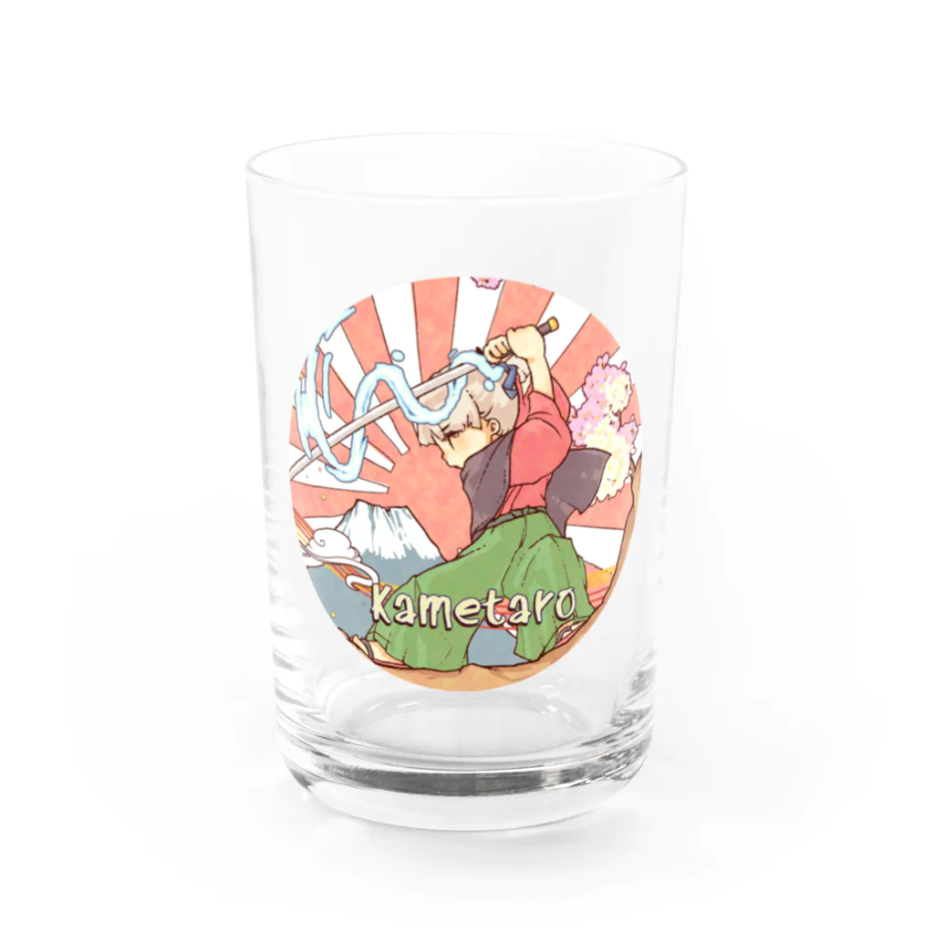 しろくまうのかめたろ Water Glass :front