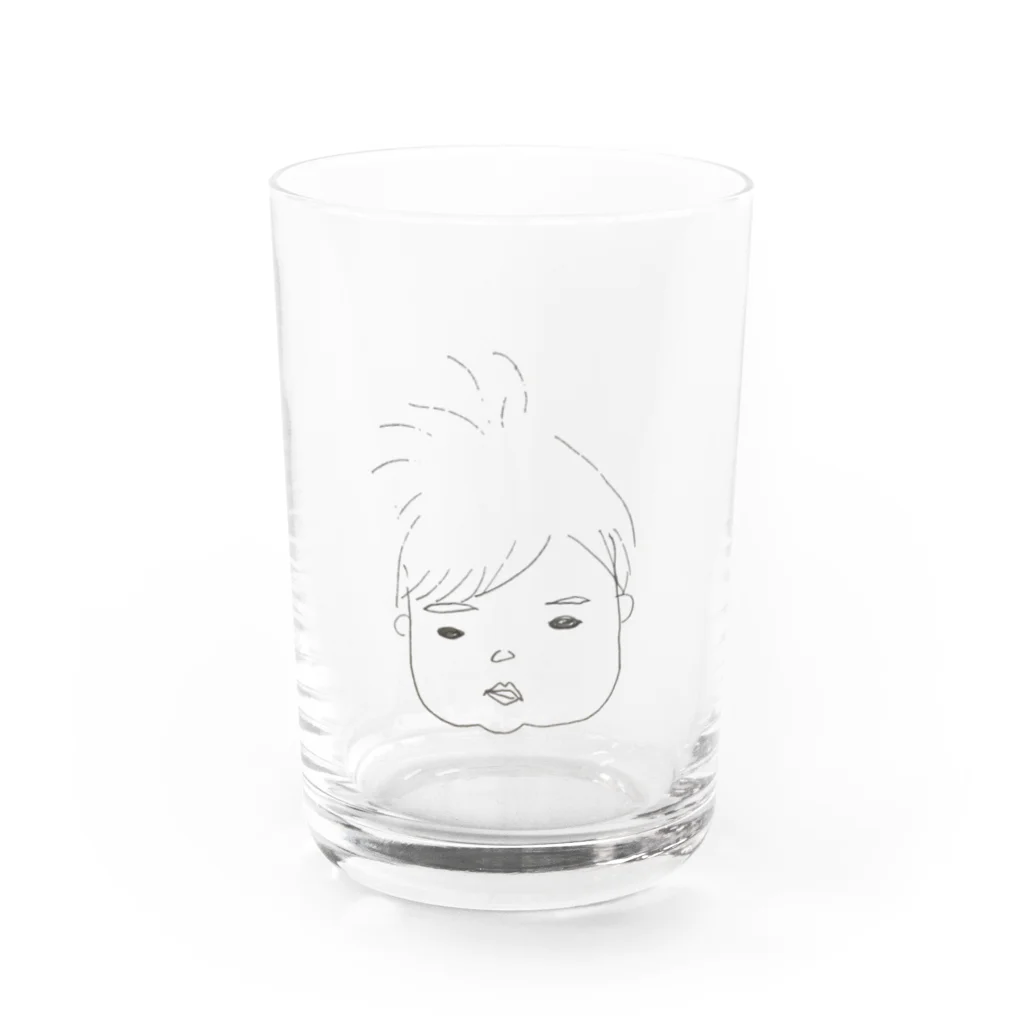 ひよこまめのMUSUKO Water Glass :front