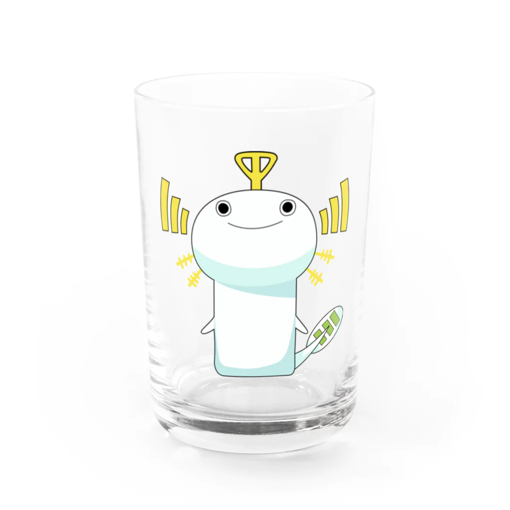 スズキ しんやの携帯生物デンパールーパー Water Glass :front