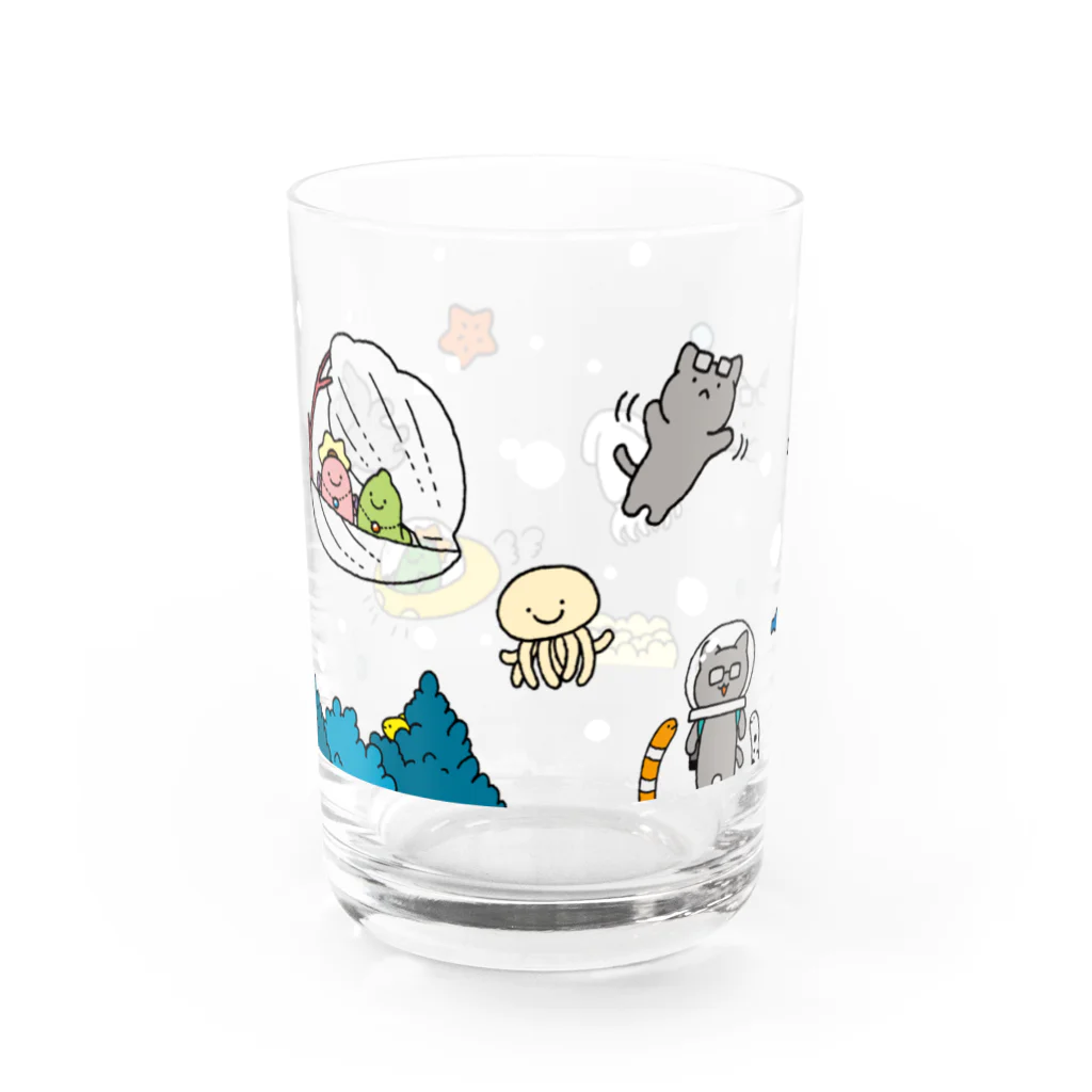 kaiyo56のメガネコスイム Water Glass :front