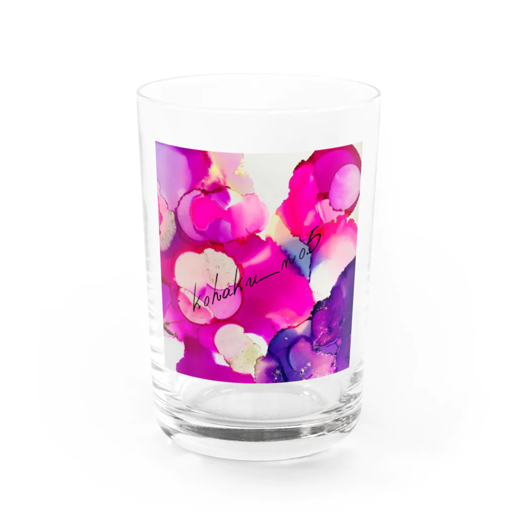 kohaku_no.5のサンセットピンク Water Glass :front