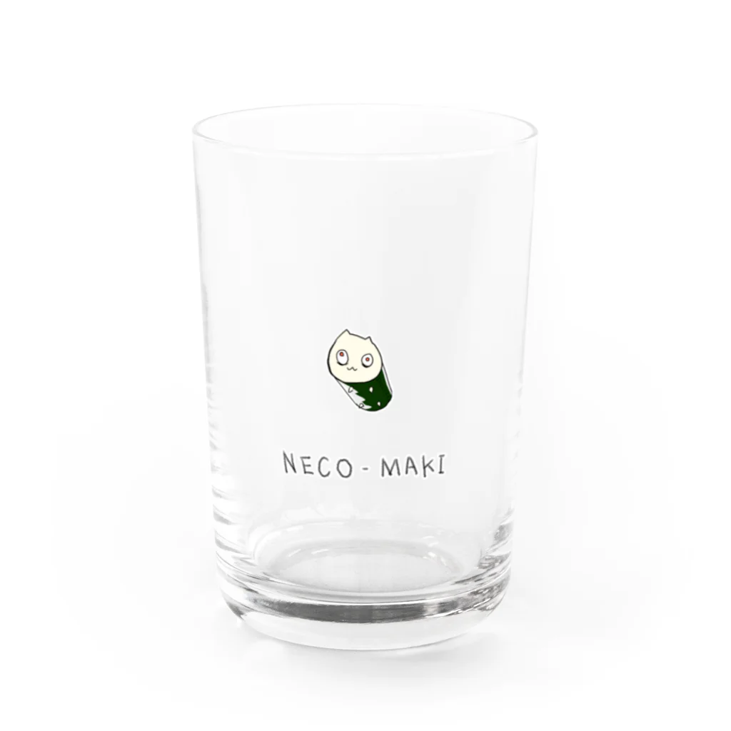 ベーコンのネコ巻き Water Glass :front