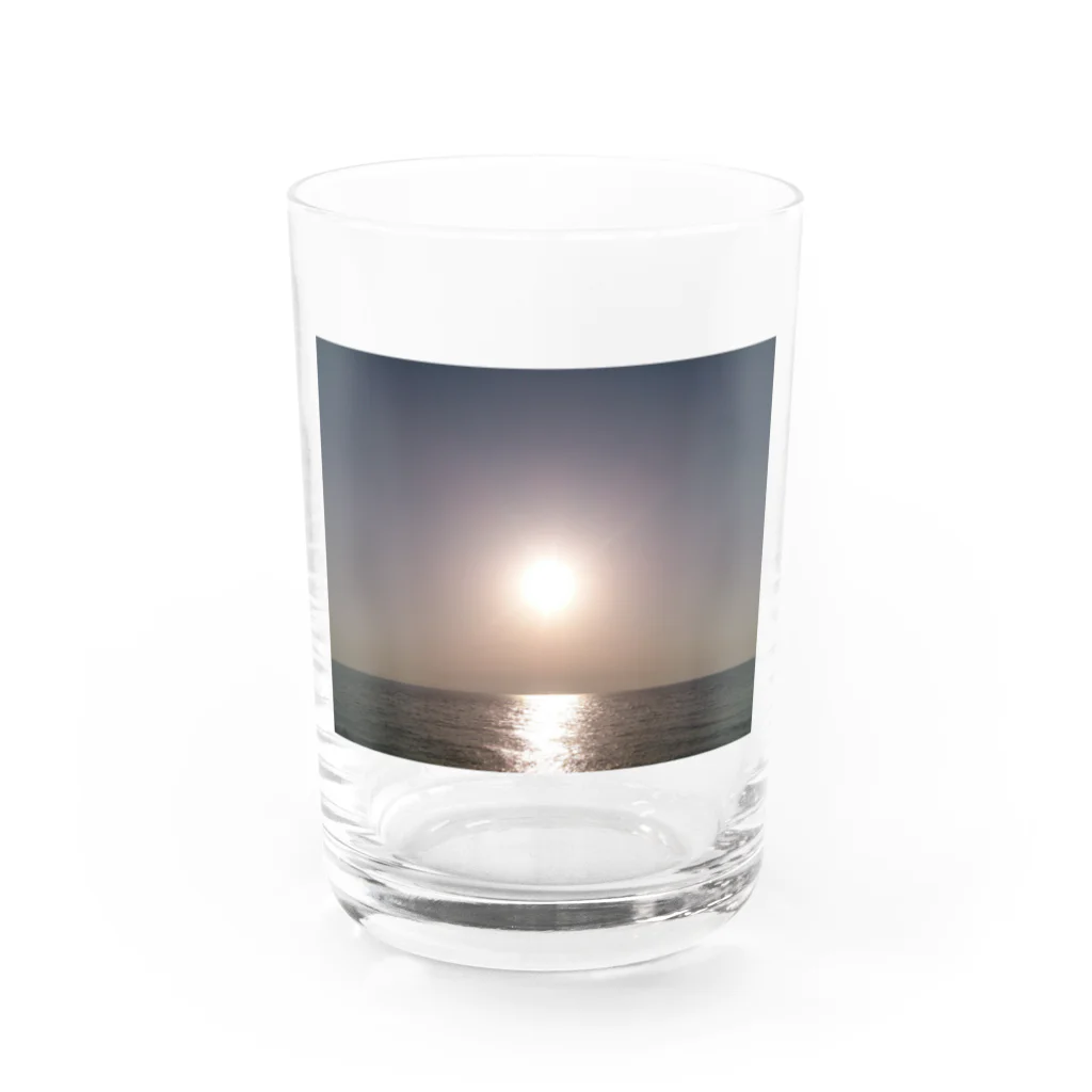 太陽書房の太陽と海 Water Glass :front