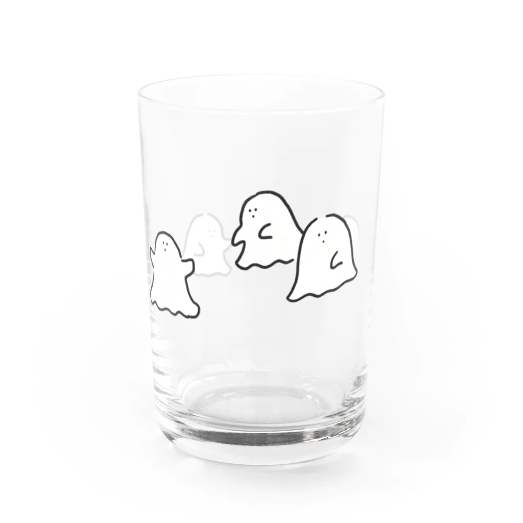 チーカマのつながるオバケちゃん Water Glass :front