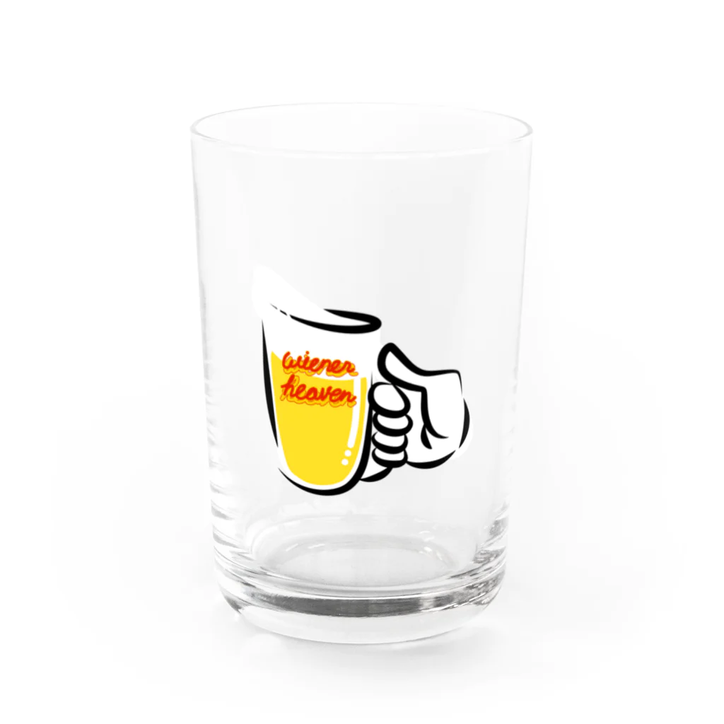 ウィンナー天国の湯上がりビールの会 Water Glass :front