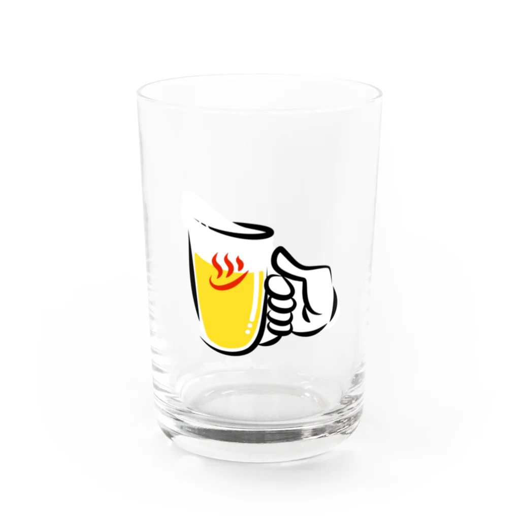 ウィンナー天国の湯上がりビールの会(温泉) Water Glass :front